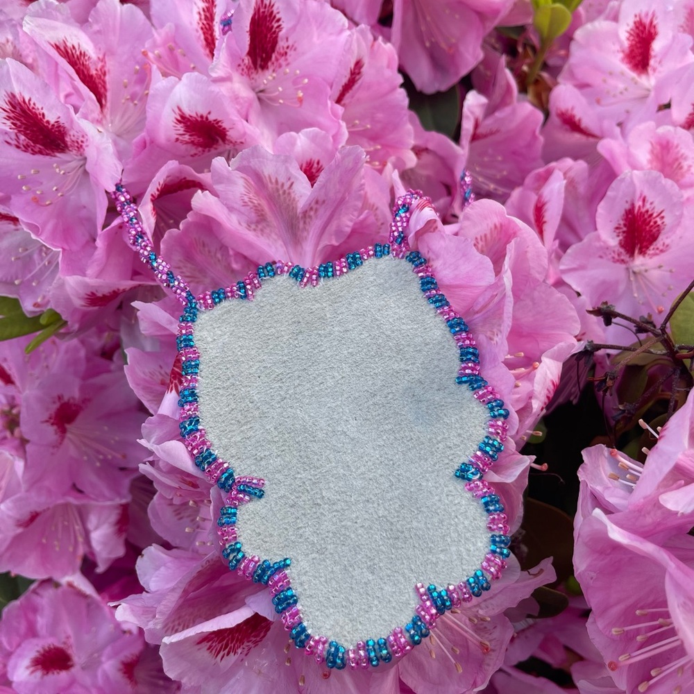 Hello Kitty Pink, Blue and White Beaded Jewelry Accessory - Picture 7 of 7